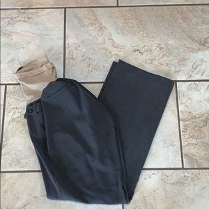Motherhood maternity petite L gray dress pants